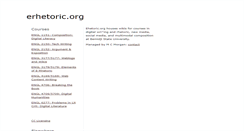 Desktop Screenshot of erhetoric.org